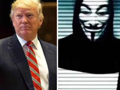 Nhóm hacker lừng danh Anonymous tuyên chiến với Donald Trump