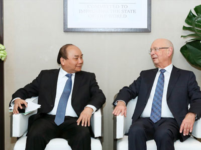 Thủ tướng tìm cơ hội cho kinh tế Việt Nam tại Davos