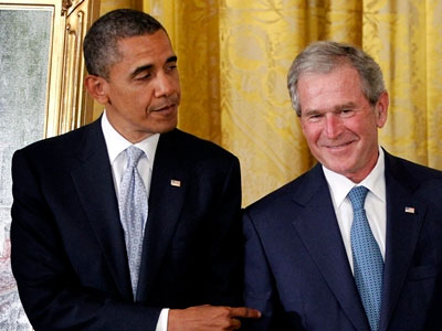 Lần đầu hé lộ thư Bush gửi Obama ngày nhậm chức