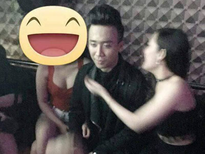 Sự thật về bức ảnh thân mật của Trấn Thành và hai cô gái ăn mặc mát mẻ tại quán bar