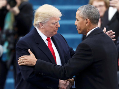 Những khoảnh khắc ấn tượng trong lễ nhậm chức của Tổng thống Trump