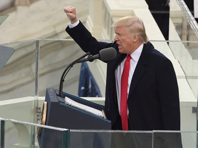 Tinh thần dân tộc bao phủ phát biểu nhậm chức của TT Trump