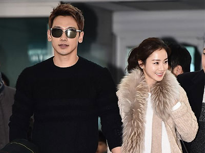 Kim Tae Hee và Bi Rain lần đầu xuất hiện sau đám cưới