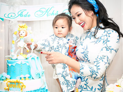 Maya tổ chức sinh nhật hoành tráng cho con gái cưng