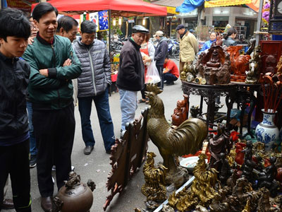 Cặp gà đồng giả cổ được rao bán giá 35 triệu đồng
