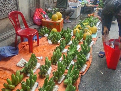 Giáp Tết, chuối xanh tăng giá từ 20.000 lên 200.000 đồng