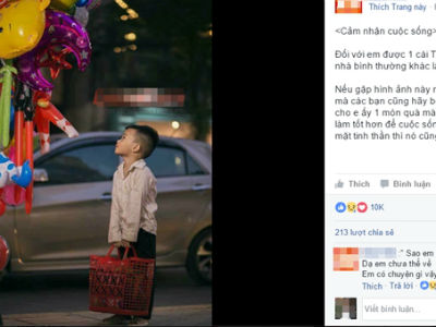 Sự thật bất ngờ về cậu bé đánh giày đang "gây bão" cộng đồng mạng