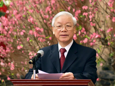Tổng bí thư chúc Tết lãnh đạo, nguyên lãnh đạo Đảng, Nhà nước