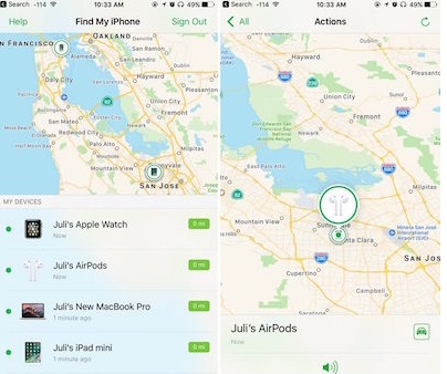iOS 10.3 sẽ có tính năng tìm tai nghe