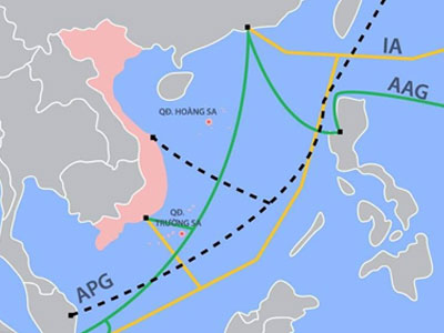 Cáp quang biển đã khôi phục hoàn toàn