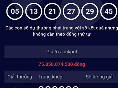 Đã tìm ra nơi phát hành tờ vé số trúng hơn 75 tỷ đồng