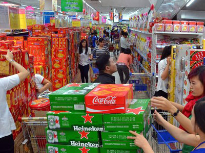 Tiêu thụ bia trong tháng Tết tăng đột biến