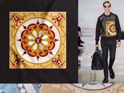 Thiết kế Louis Vuitton sử dụng họa tiết gạch hoa Việt Nam?