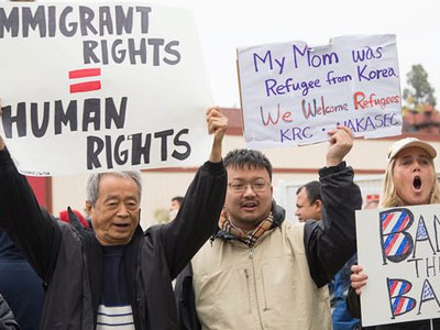 7 bang của Mỹ thách thức sắc lệnh di trú của Tổng thống Trump