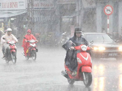 Sài Gòn mưa rào và dông cuối tuần
