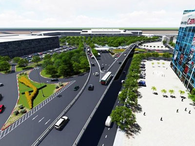 Khởi công 2 cầu vượt "giải cứu" nạn kẹt xe ở Tân Sơn Nhất