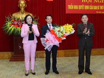 Thứ trưởng Bộ Xây dựng về làm Phó bí thư Yên Bái