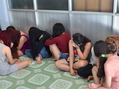 Triệt phá động mại dâm núp bóng massage