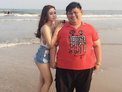 Cô gái xinh đẹp yêu chàng trai nặng hơn mình 83 kg