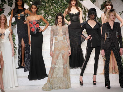 Kendall Jenner mặc váy xuyên thấu trên sàn diễn New York