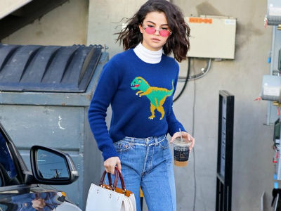 Selena Gomez gợi ý cách phối đồ với áo len ngày lạnh