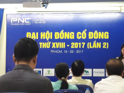 "Khẩu chiến" tại đại hội cổ đông PNC