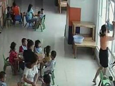 Hiệu trưởng mầm non doạ ném học sinh qua cửa sổ để ép ăn
