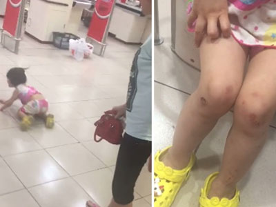 Hà Nội: Bé gái bị mẹ mắng chửi, dùng túi đánh vào mặt ngay siêu thị vì làm mất một gói kẹo