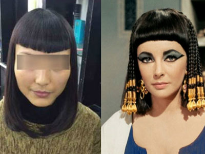 Chủ salon khoe kiểu tóc "nữ hoàng Ai Cập tái sinh" khiến khách hàng tê tái