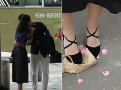 Giẫm nát hoa bạn trai tặng: Video bị nghi dàn dựng