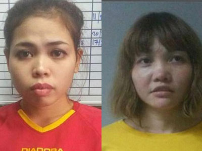 Vụ sát hại ông Kim Jong-nam: Malaysia gia hạn tạm giam 2 nữ nghi phạm