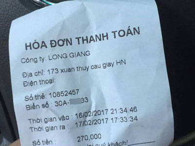 Hà Nội: Tranh cãi việc gửi ô tô qua đêm hết 270 ngàn đồng tại chung cư