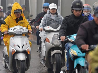 Hà Nội mưa rét, nhiệt độ thấp nhất 14 độ C