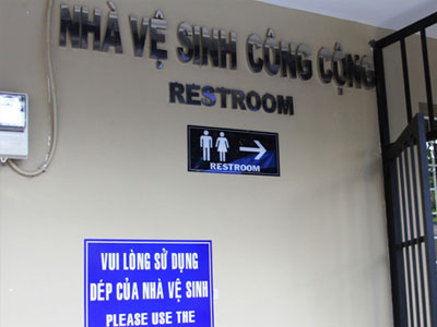Nhà vệ sinh sang chảnh miễn phí giữa Sài Gòn