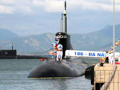 Lễ thượng cờ tàu ngầm Đà Nẵng và Bà Rịa - Vũng Tàu
