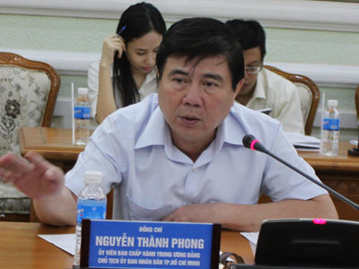 Chủ tịch UBND TP HCM Nguyễn Thành Phong: "Hôm nay chỉ bàn vỉa hè"