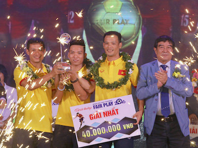 Tuyển futsal Việt Nam đoạt giải Fair Play 2016