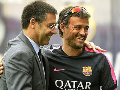 Chủ tịch Barca hứa mang "siêu huấn luyện viên" về thay Enrique
