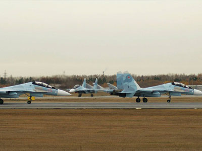 Phi đội tiêm kích đa năng Su-30SM mới tinh chuẩn bị đáp xuống sân bay Nội Bài?