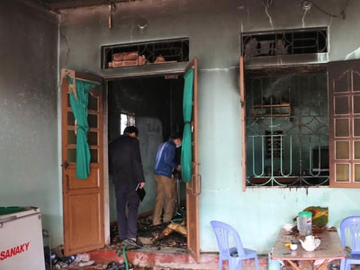 Nghi án mạng trong vụ “hai bố con chết cháy trong nhà”