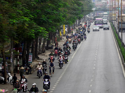 Tuyến đường người đi xe máy đúng làn gây ngạc nhiên ở Hải Phòng