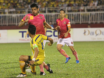 Sài Gòn FC đánh bại SL Nghệ An trong trận cầu giàu kịch tính