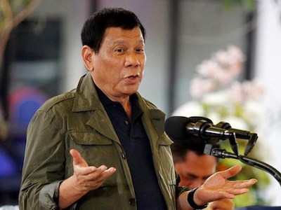 Ông Duterte cho phép tàu Trung Quốc khảo sát lãnh thổ Philippines
