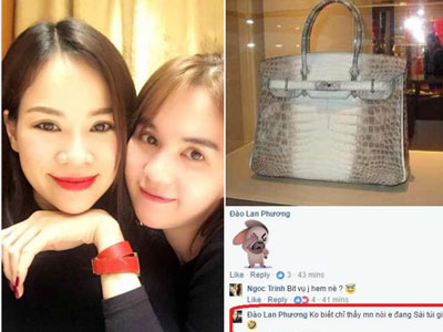 Con dâu Hoàng Kiều vào bênh Ngọc Trinh giữa tâm bão bị nghi túi fake