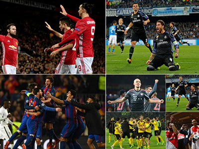 Bốc thăm tứ kết Champions League 2016/2017: Nín thở chờ đại chiến