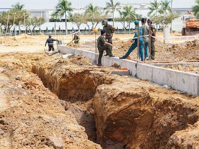 Bình Dương: Sập hố công trình, 2 công nhân bị vùi lấp tử vong