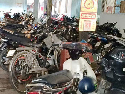 Khổ vì mua phải xe gian trên mạng