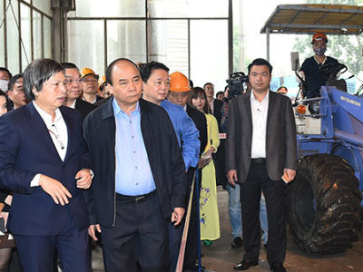Thủ tướng thị sát công nghệ điện rác đầu tiên ở Việt Nam