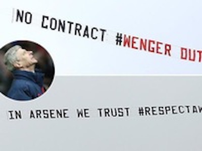 CĐV Arsenal thuê hai máy bay “đấu đá” trên bầu trời vì Wenger