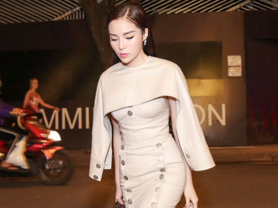 Hoa hậu Kỳ Duyên xuất hiện với gương mặt khác lạ